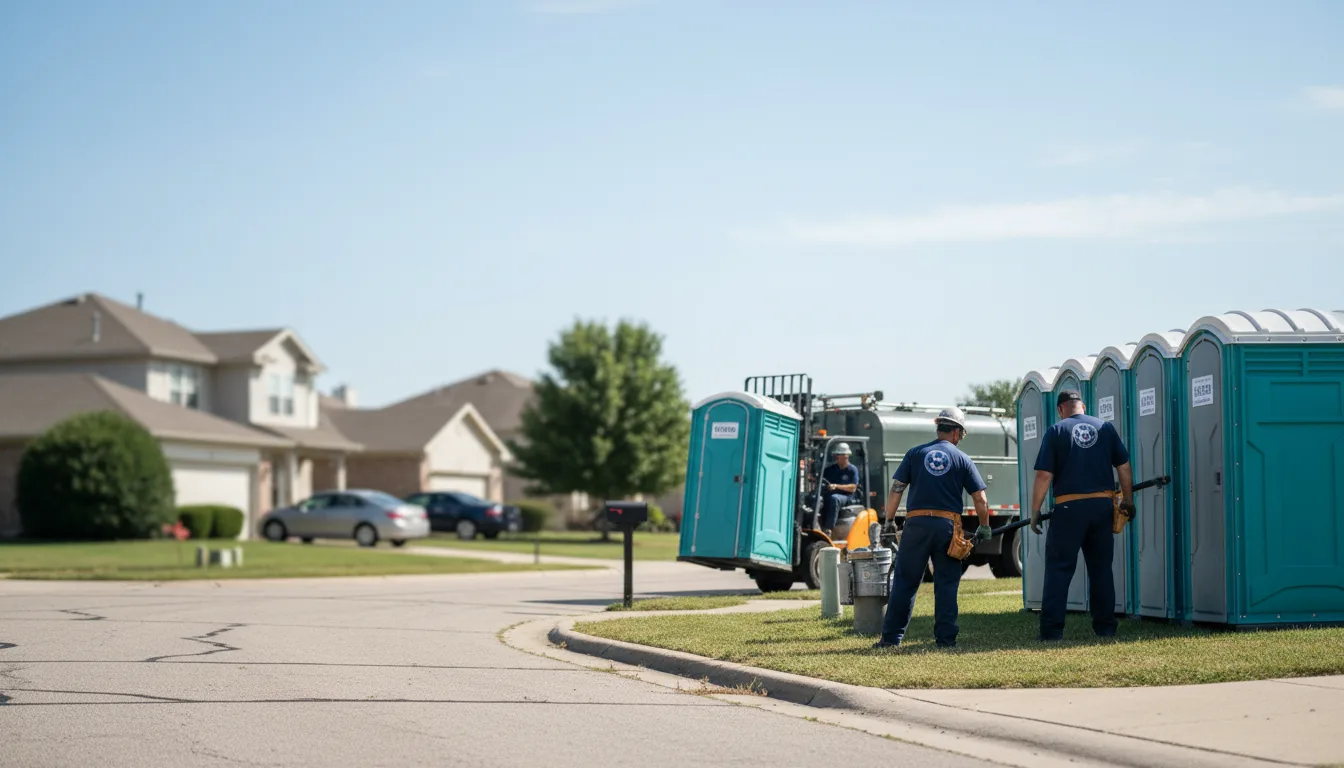 Porta Potty Rental in Rowena, TX near me